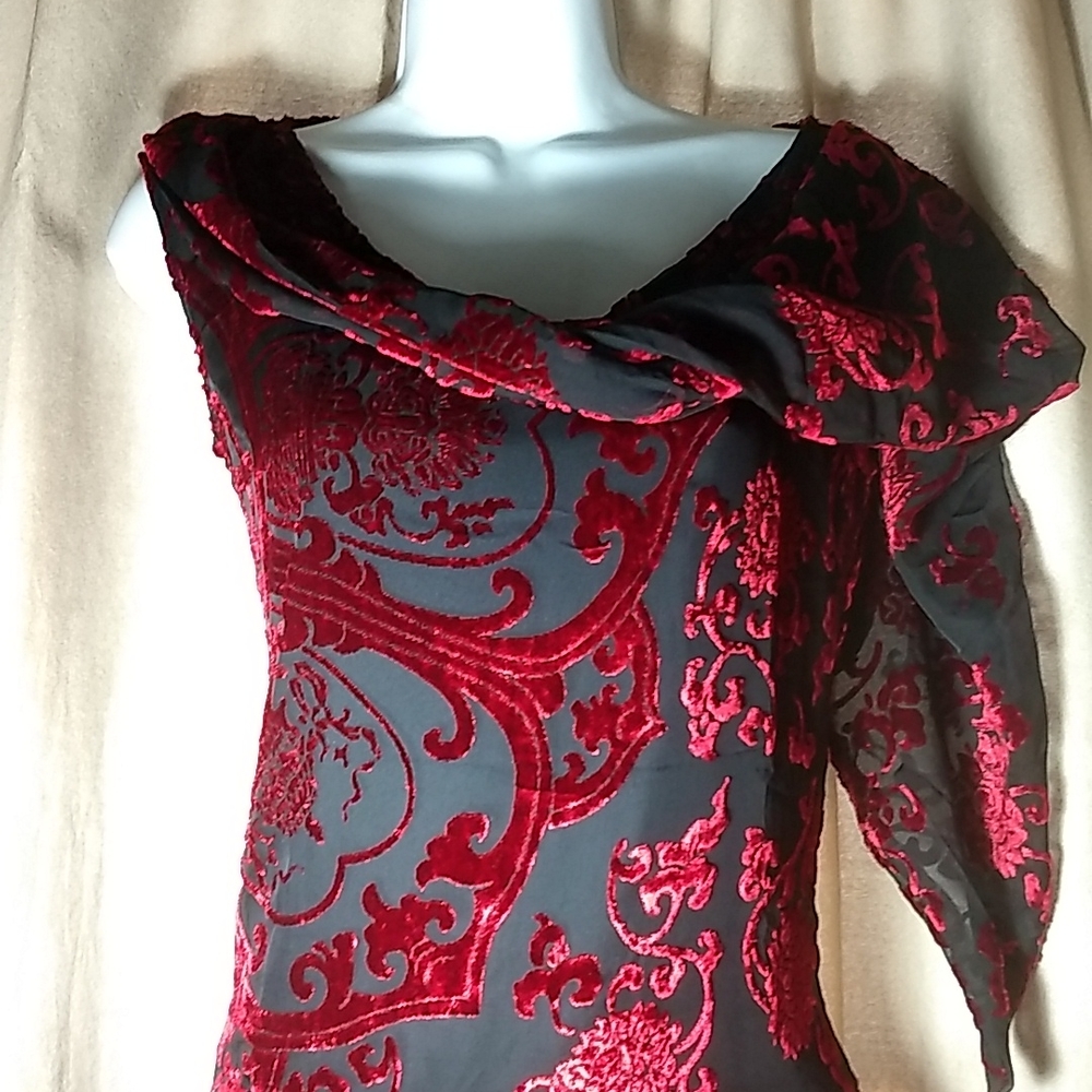 Unique Deco style Gatsby cut dress sz.med